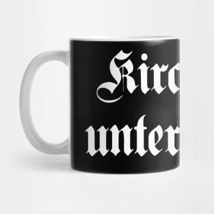 Kirchheim unter Teck written with gothic font Mug